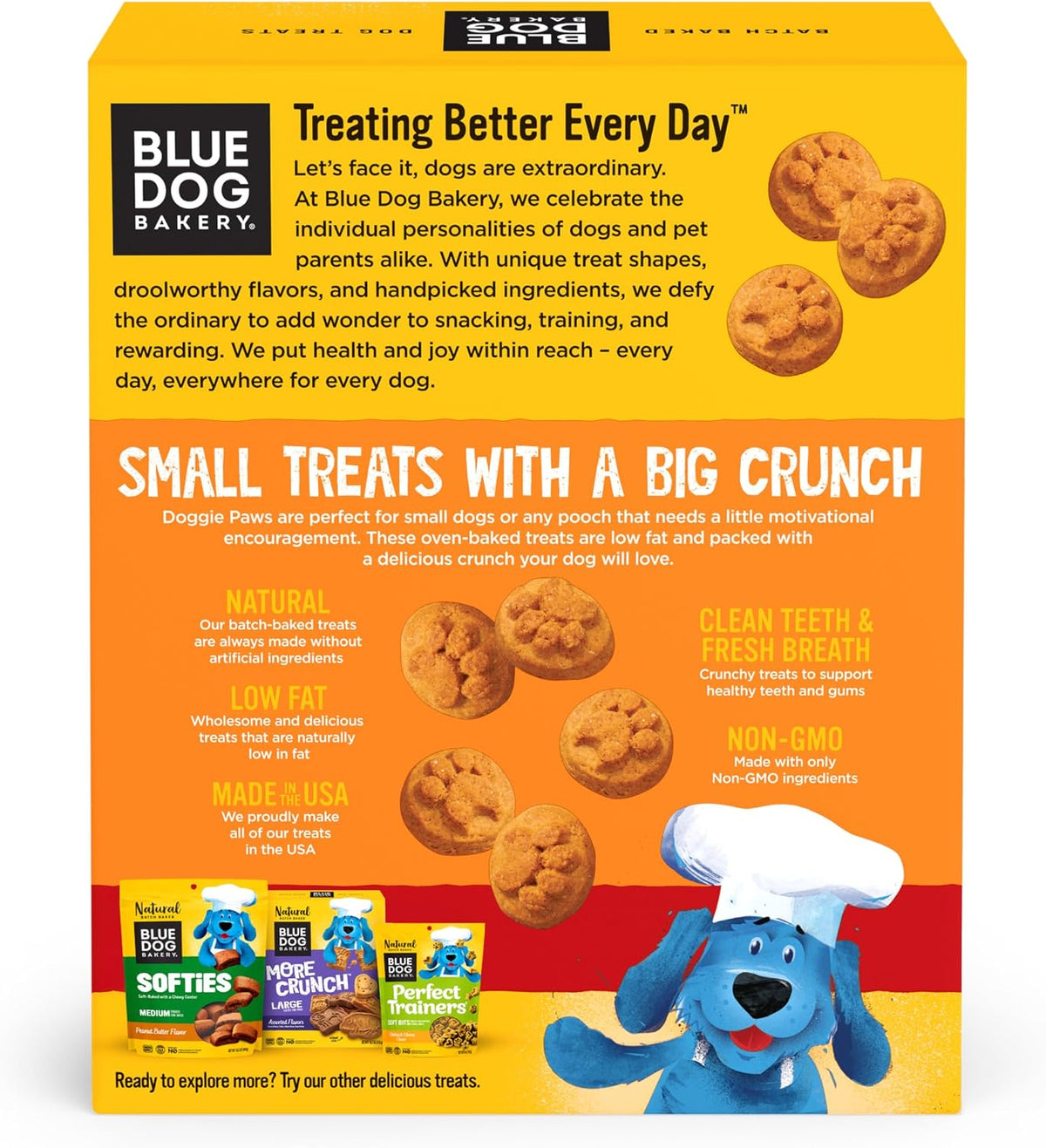, Doggie Paws Maple Bacon Biscuit, Small Dog Treats 16Oz 1Pk